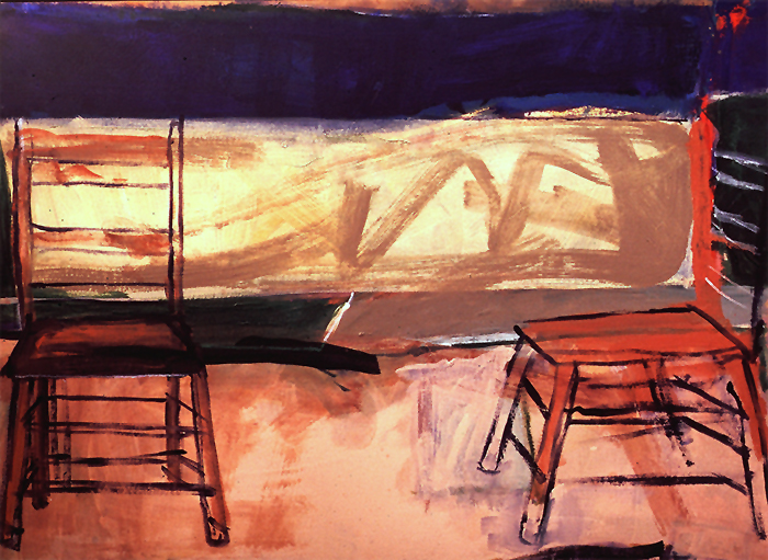 painting: RED CHAIRS
